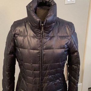 New with tags black down filled coat by Calvin Klein